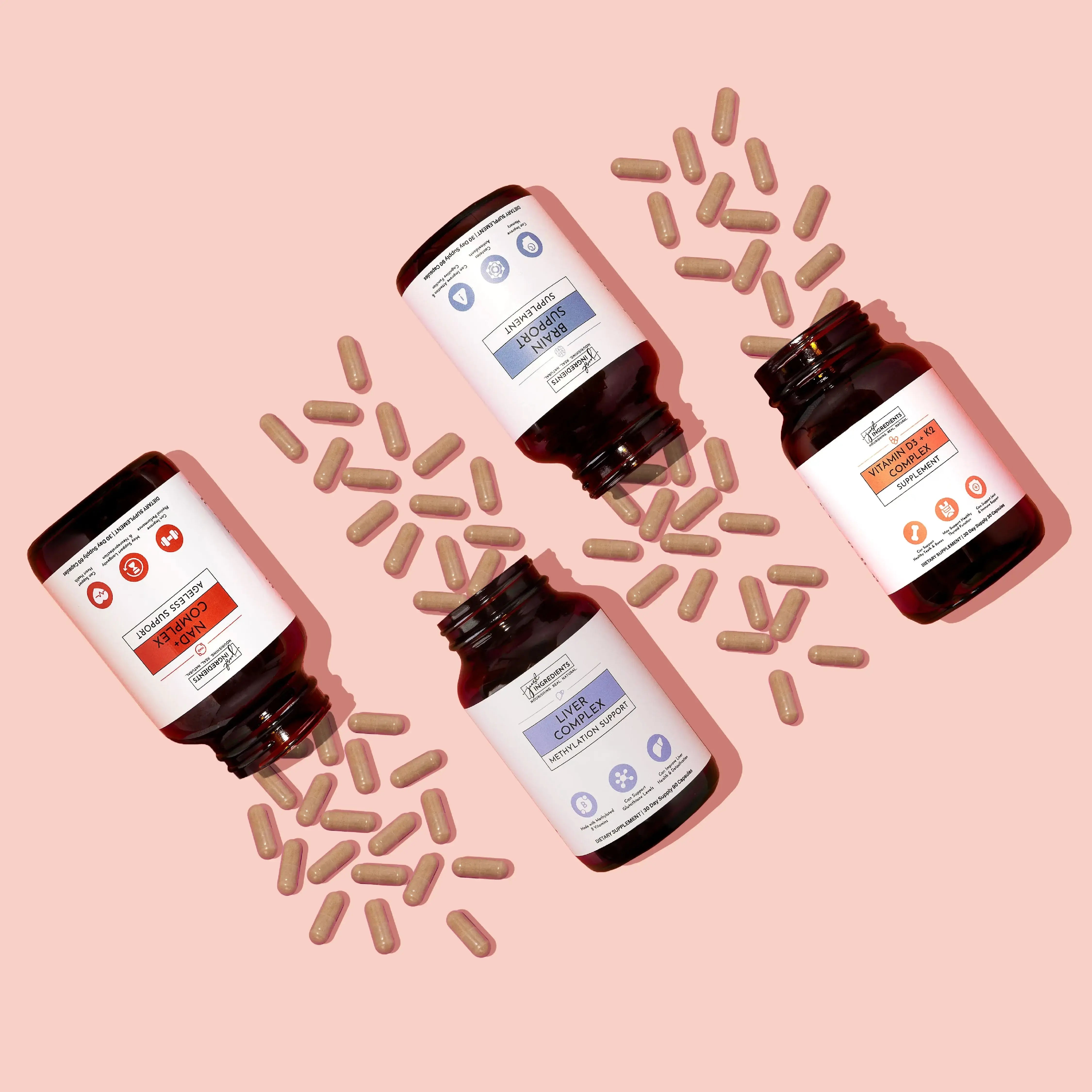 just ingredients glutathione complex VITAMIN C Just Ingredients NAD+ Complex Capsules,