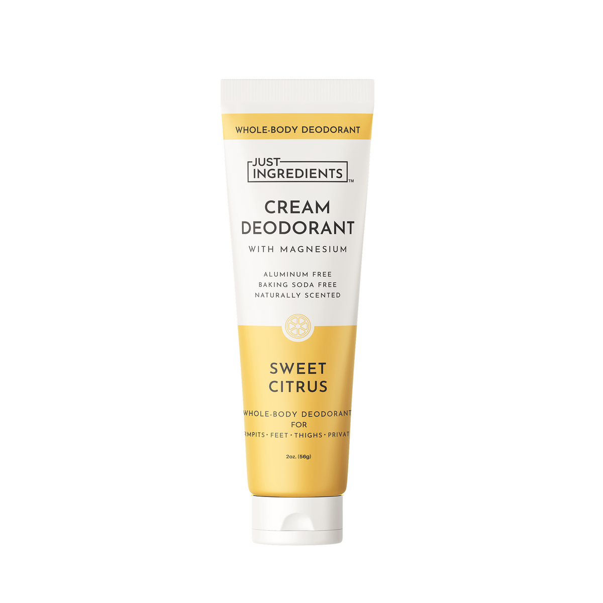 Sweet Citrus Cream Deodorant – Just Ingredients