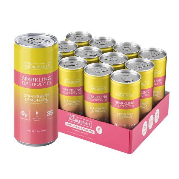 Strawberry Lemonade Sparkling Electrolytes