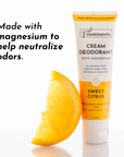 Sweet Citrus Cream Deodorant