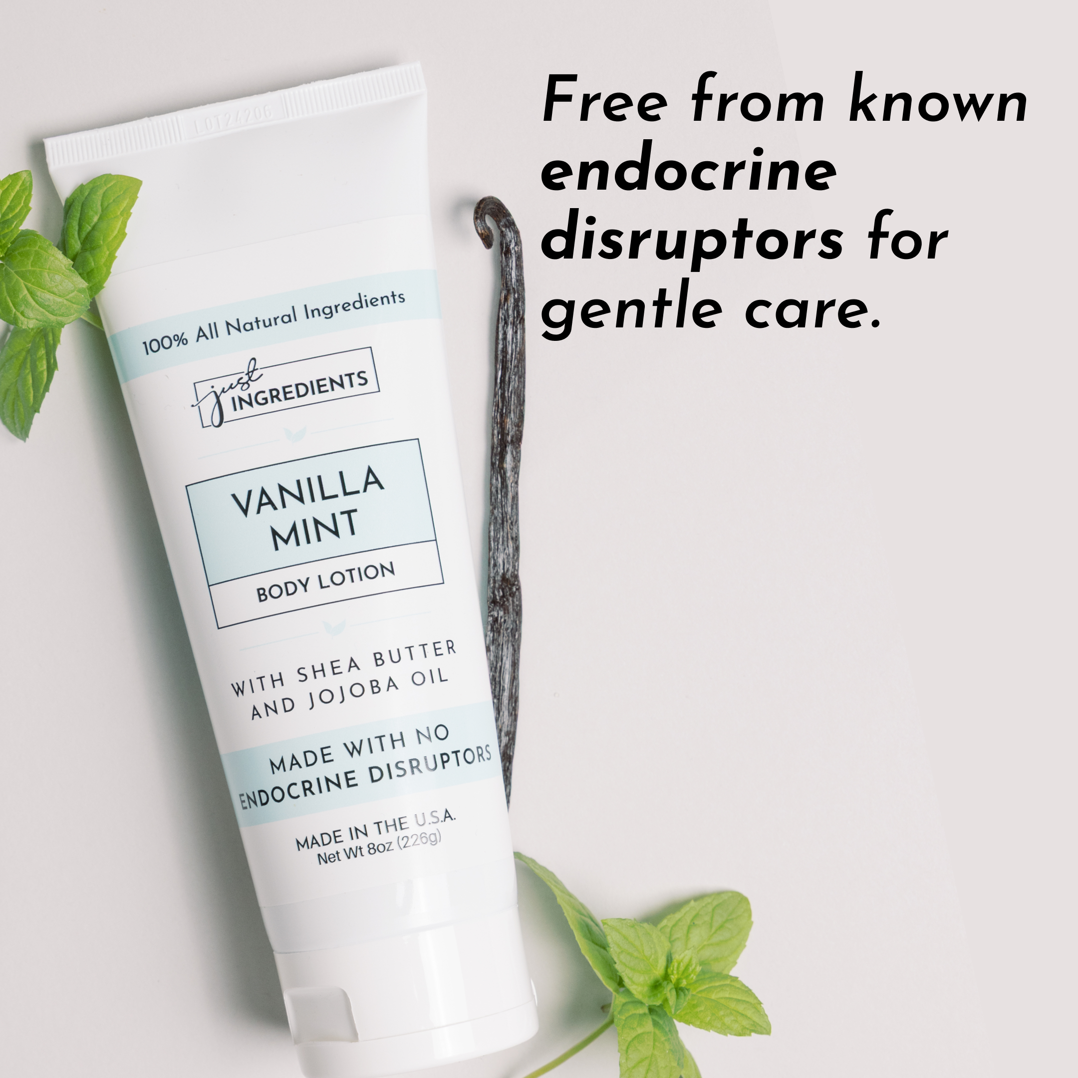 ボディクリーム JUST MAINTE Vanilla Mint Body Lotion - 8oz – Just Ingredients