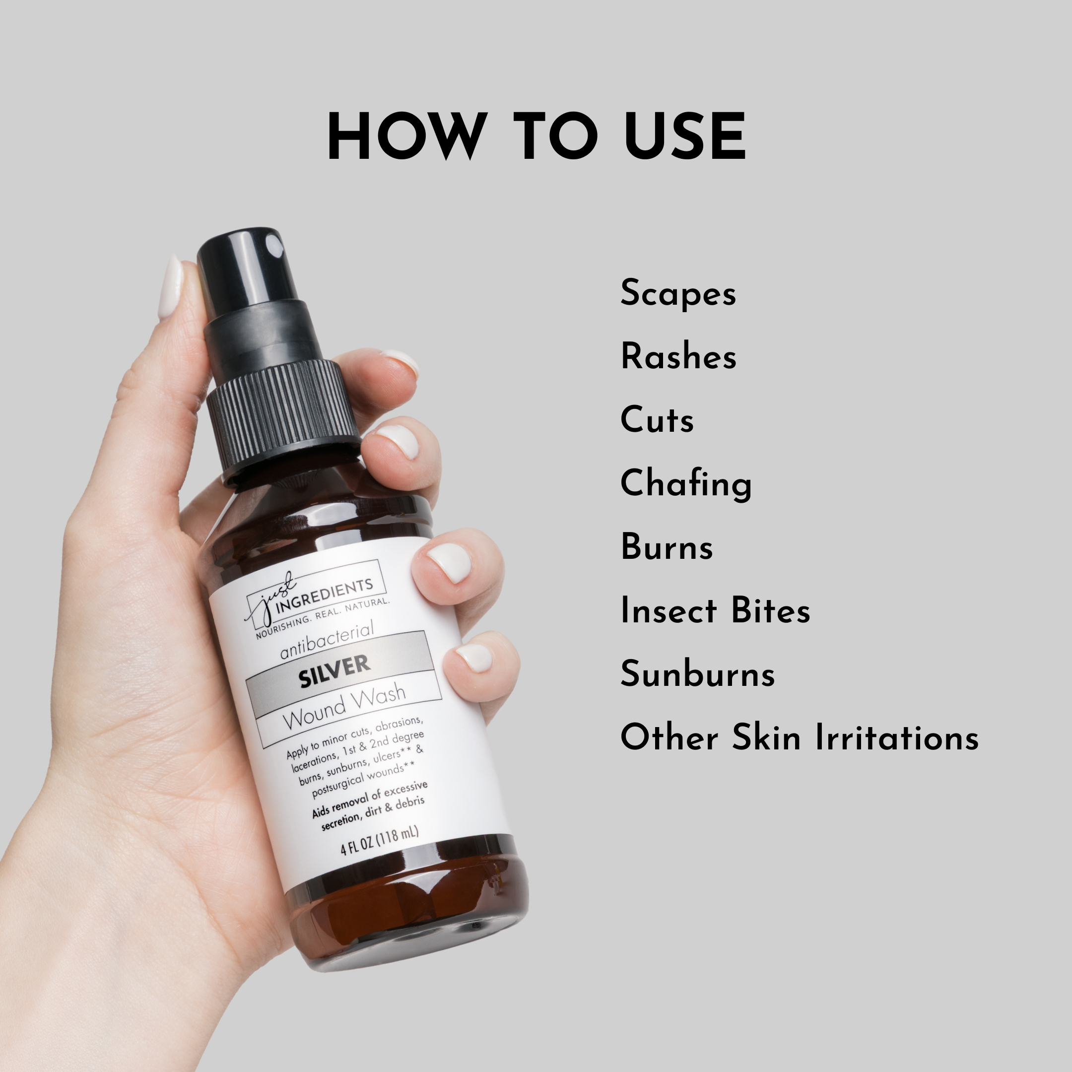 Wound Wash – Just Ingredients