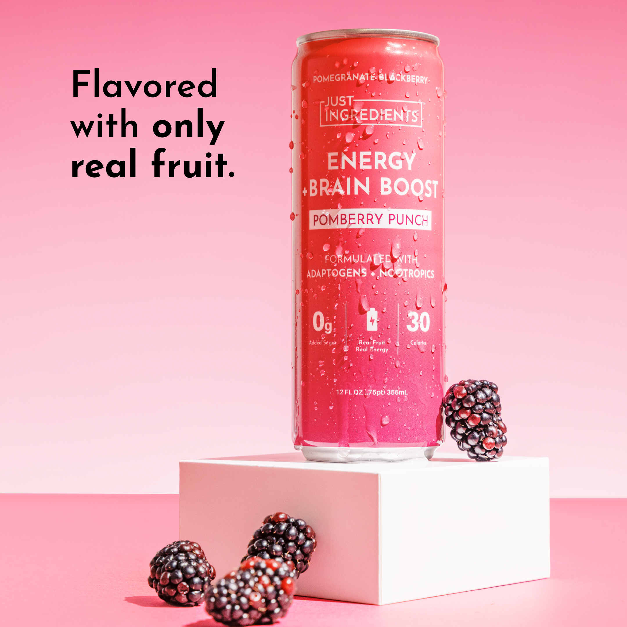 Pomberry Punch Energy + Brain Boost (12 Pack) – Just Ingredients