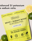 Brain + Energy Boost Lemon Lime & Electrolytes