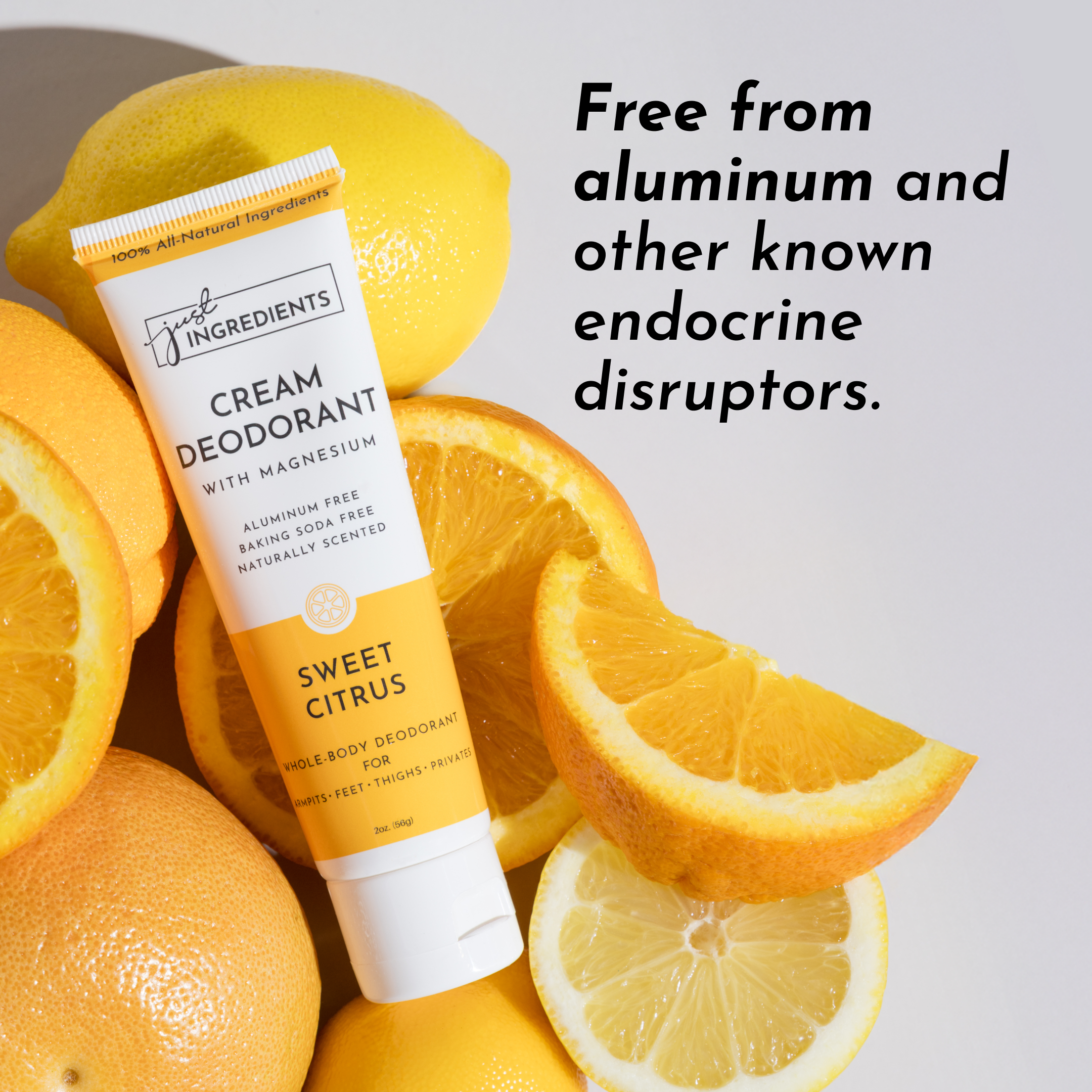 Sweet Citrus Cream Deodorant – Just Ingredients
