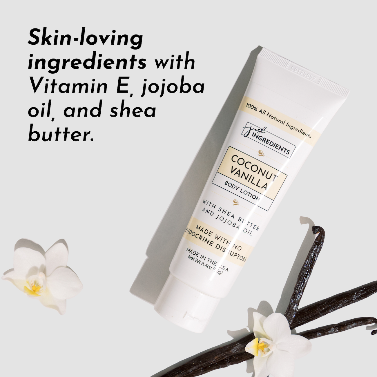 Coconut Vanilla Body Lotion - 8oz – Just Ingredients