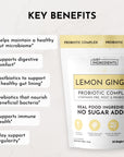 Lemon Ginger 3-In-1 Probiotic Complex