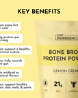 Lemon Cream Bone Broth Protein Powder