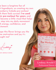 Strawberry Colada Pre‑Workout Stick by Lindsay Arnold