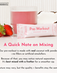 Strawberry Colada Pre‑Workout Stick by Lindsay Arnold