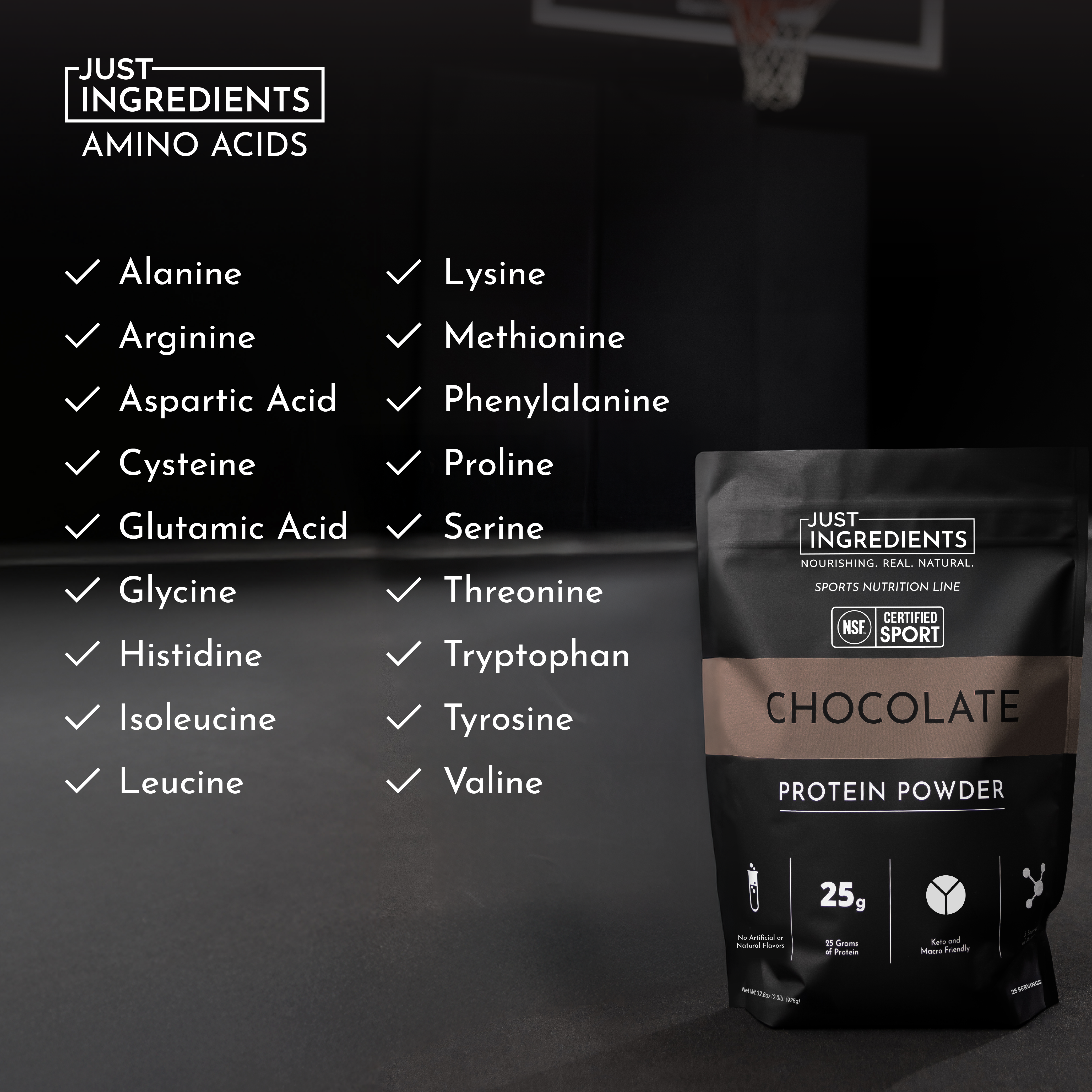 Chocolate Protein Powder - NSF – Just Ingredients