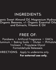 Black stick deodorant with white cap, labeled 'Eucalyptus Clove Magnesium Deodorant for Men,' 3 oz (85 g).