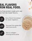 Dark Chocolate Peanut Butter Bone Broth Protein Powder