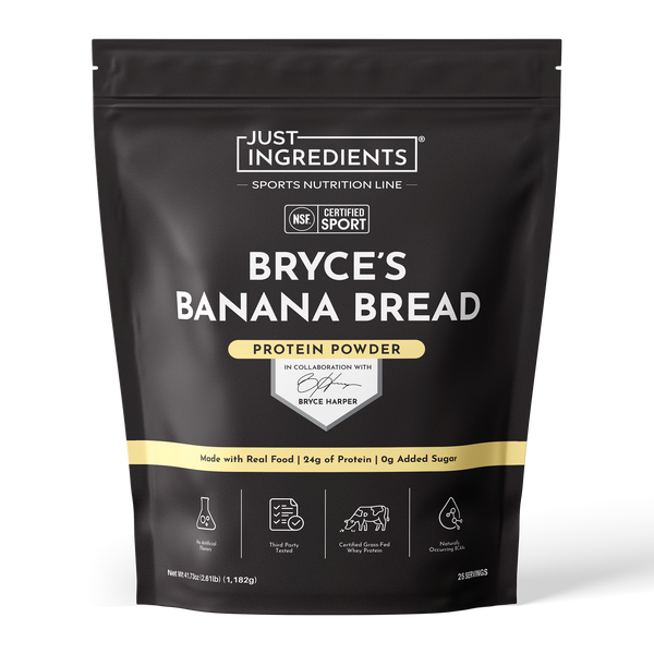 Bryce's Banana Bread Protein Powder - Product Mockup