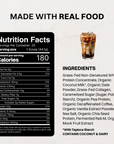 Bryce's Caramel Latte Protein Powder - Nutrition Panel