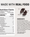 Cookies & Cream Protein Powder - Nutrition Panel