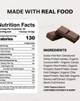 Chocolate Protein Powder - Nutrition Panel
