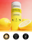 Close-up of product features and ingredient highlights showing potassium-forward formula and real fruit flavor.