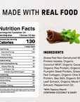 Mint Chocolate Protein Powder - Nutrition Panel