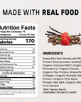 Neapolitan Protein Powder - Nutrition Panel