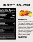 Nutrition facts and ingredient panel for Spicy Jawn Performance Electrolytes powder