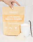 Toasted Vanilla Bone Broth Protein Powder - Cert