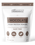 Vegan Chocolate Protein Powder - Product Mockup