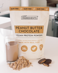 Vegan Peanut Butter Chocolate Protein Powder - Lifestyle