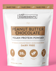 Vegan Peanut Butter Chocolate Protein Powder - Product Mockup