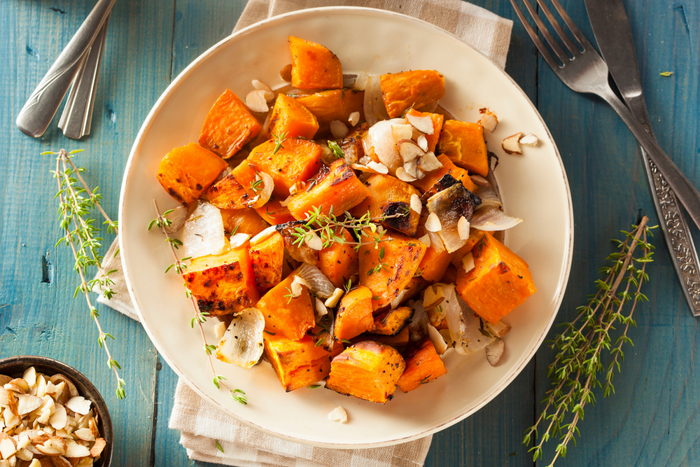 Candied Coconut Sweet Potatoes