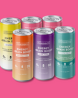 Sparkling Energy Drink Variety Pack with Coastal Blast