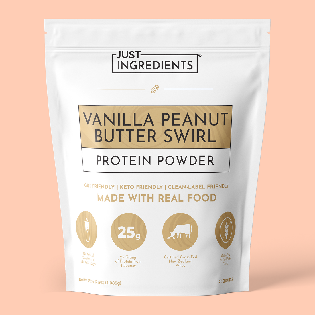 Vanilla Peanut Butter Swirl Protein Powder