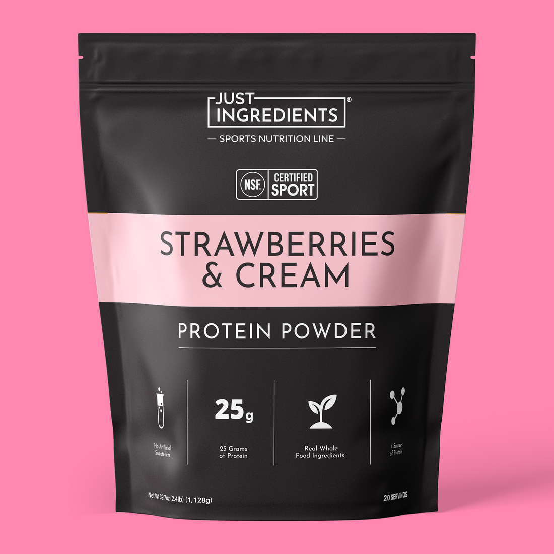 Strawberries and Cream Protein Powder - NSF