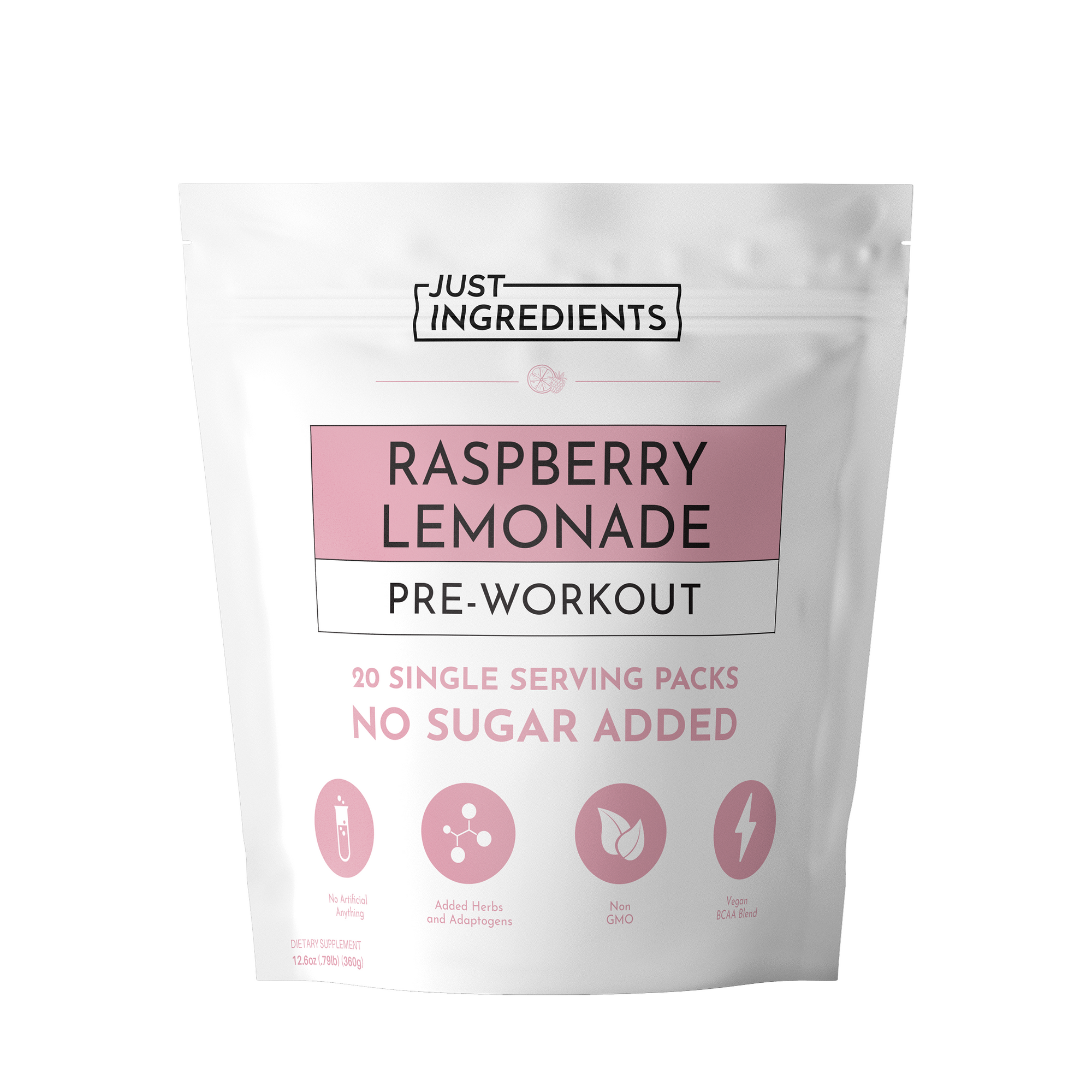 Raspberry Lemonade Pre-Workout Single Serving Packs (20)