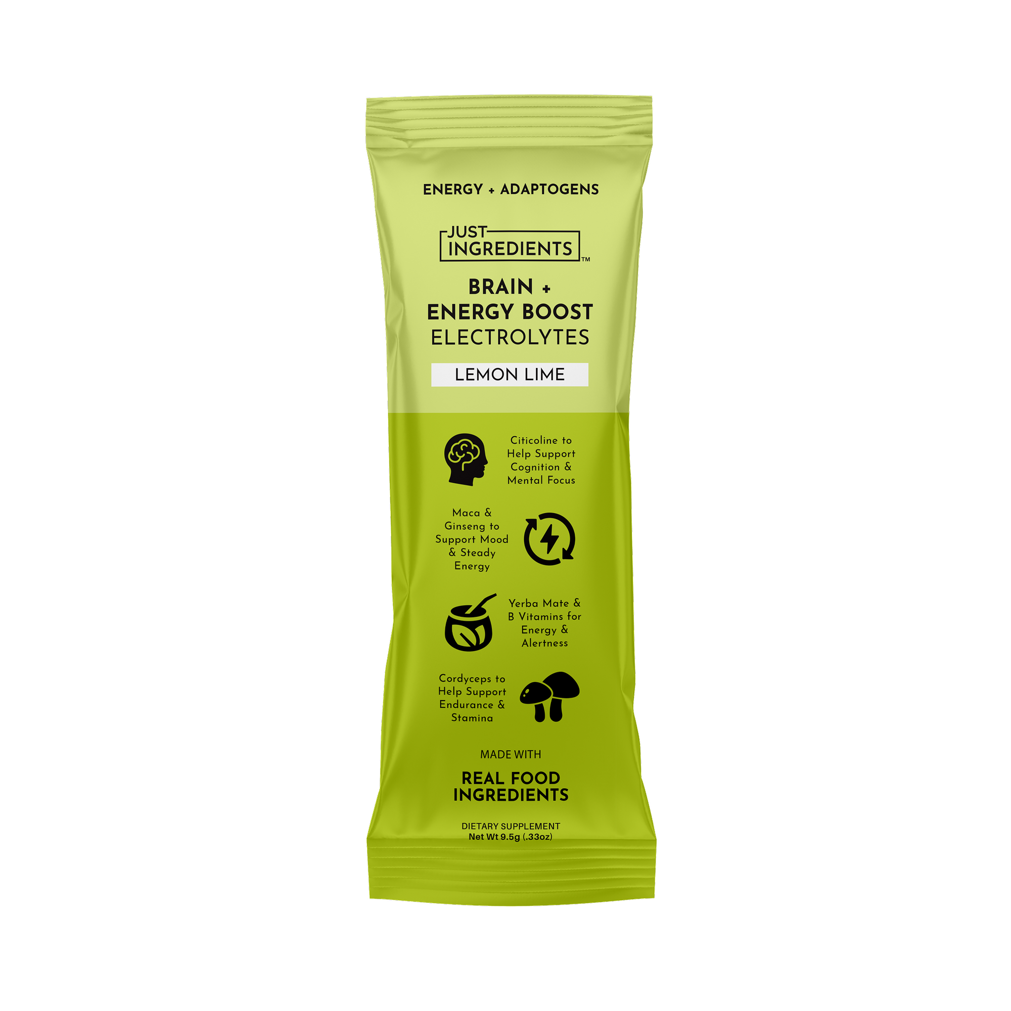 Brain + Energy Boost Lemon Lime &amp; Electrolytes Stick