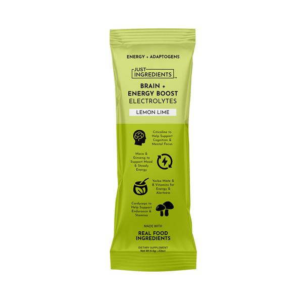 Brain + Energy Boost Lemon Lime & Electrolytes Stick