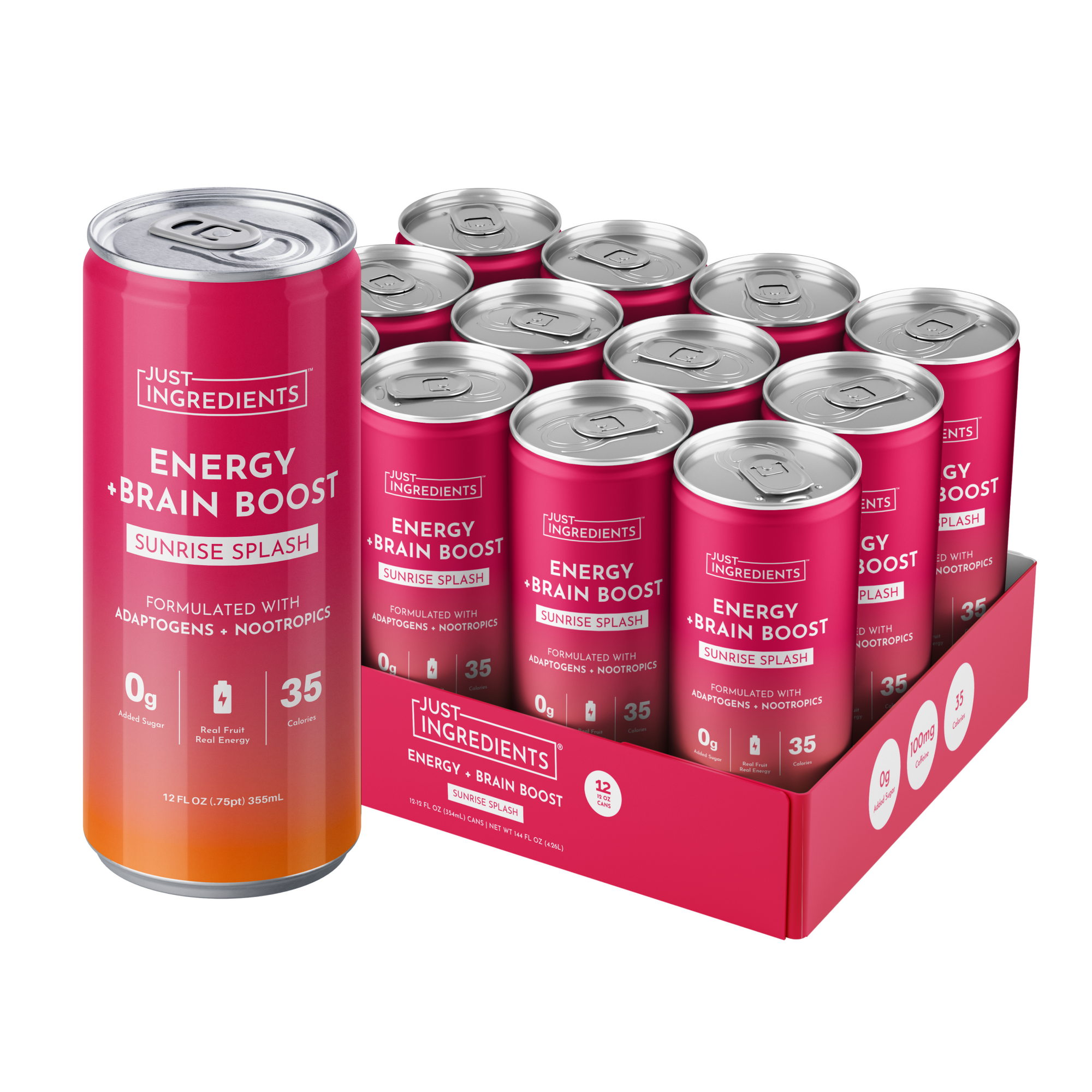 Sunrise Splash Energy + Brain Boost (12 Pack)