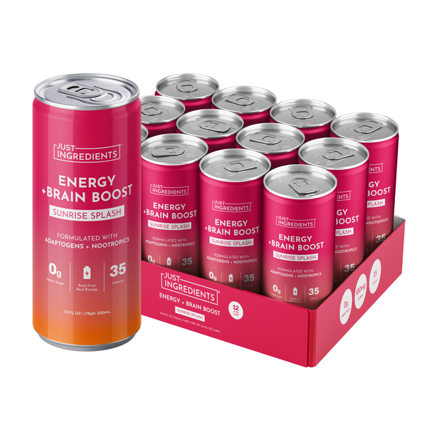 Sunrise Splash Energy + Brain Boost (12 Pack) – Just Ingredients