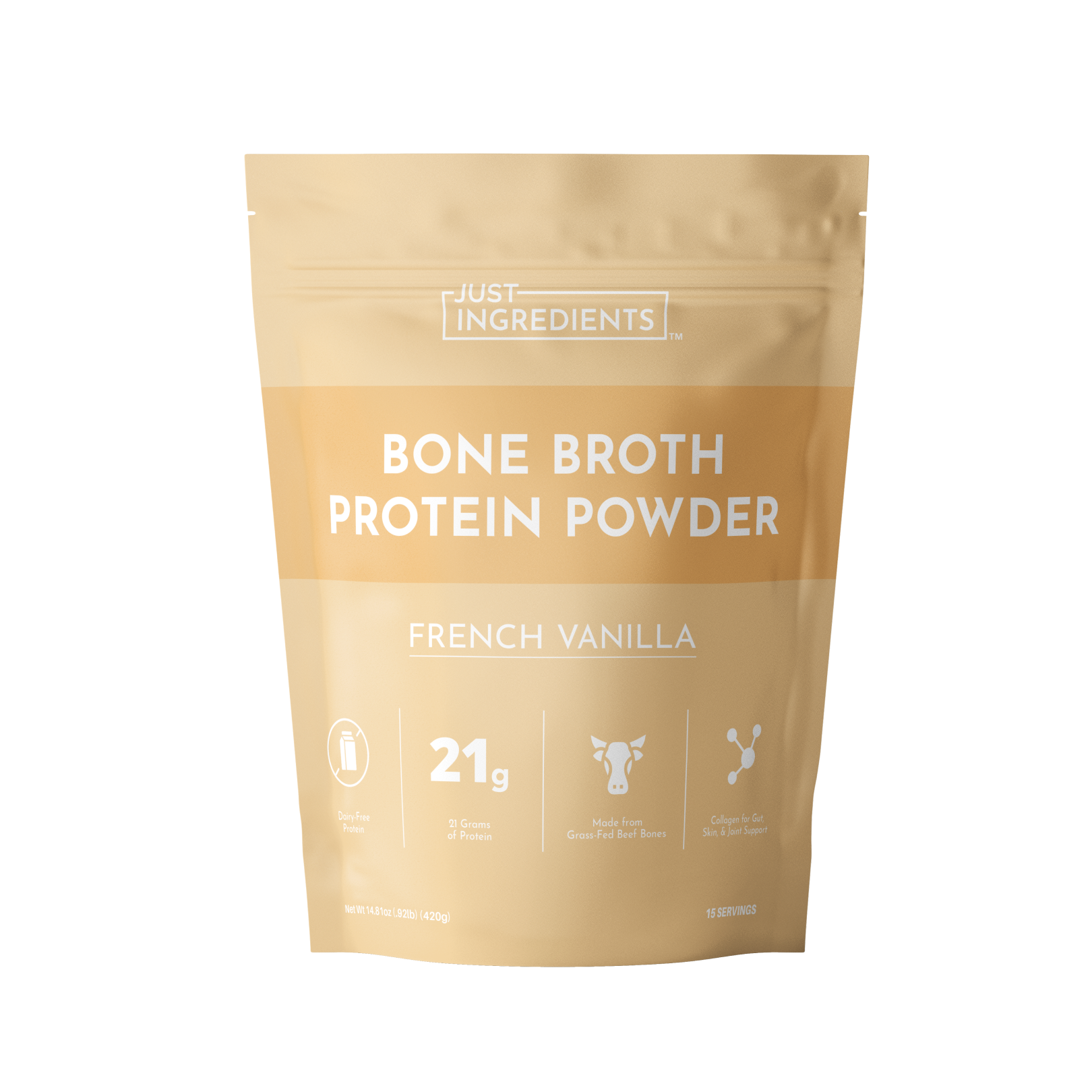 French Vanilla Bone Broth Protein Powder