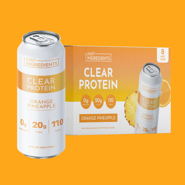 Orange Pineapple Clear Protein (8 pack)