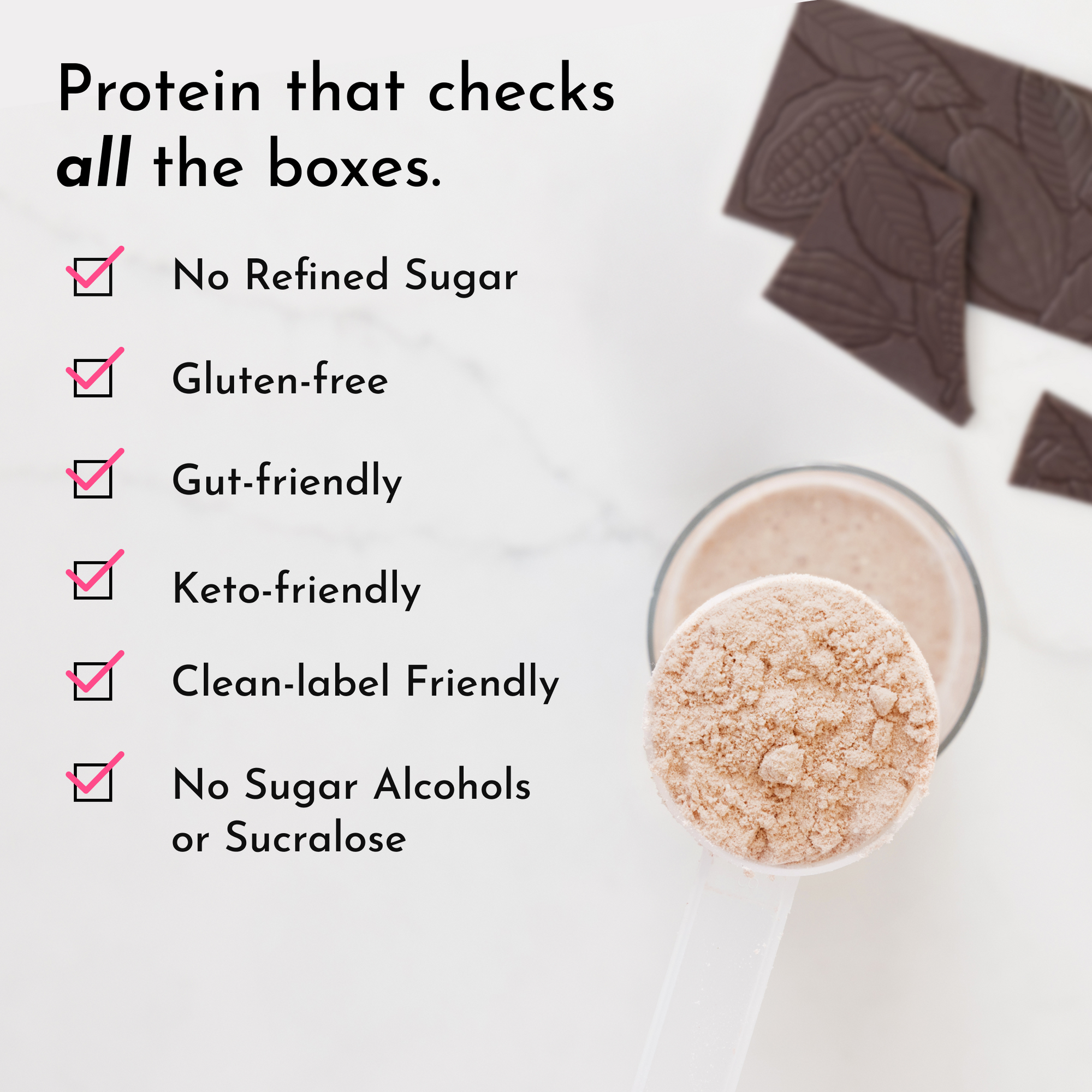 Daneise's Double Chocolate Protein Powder