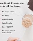 Chocolate Bone Broth Protein Powder