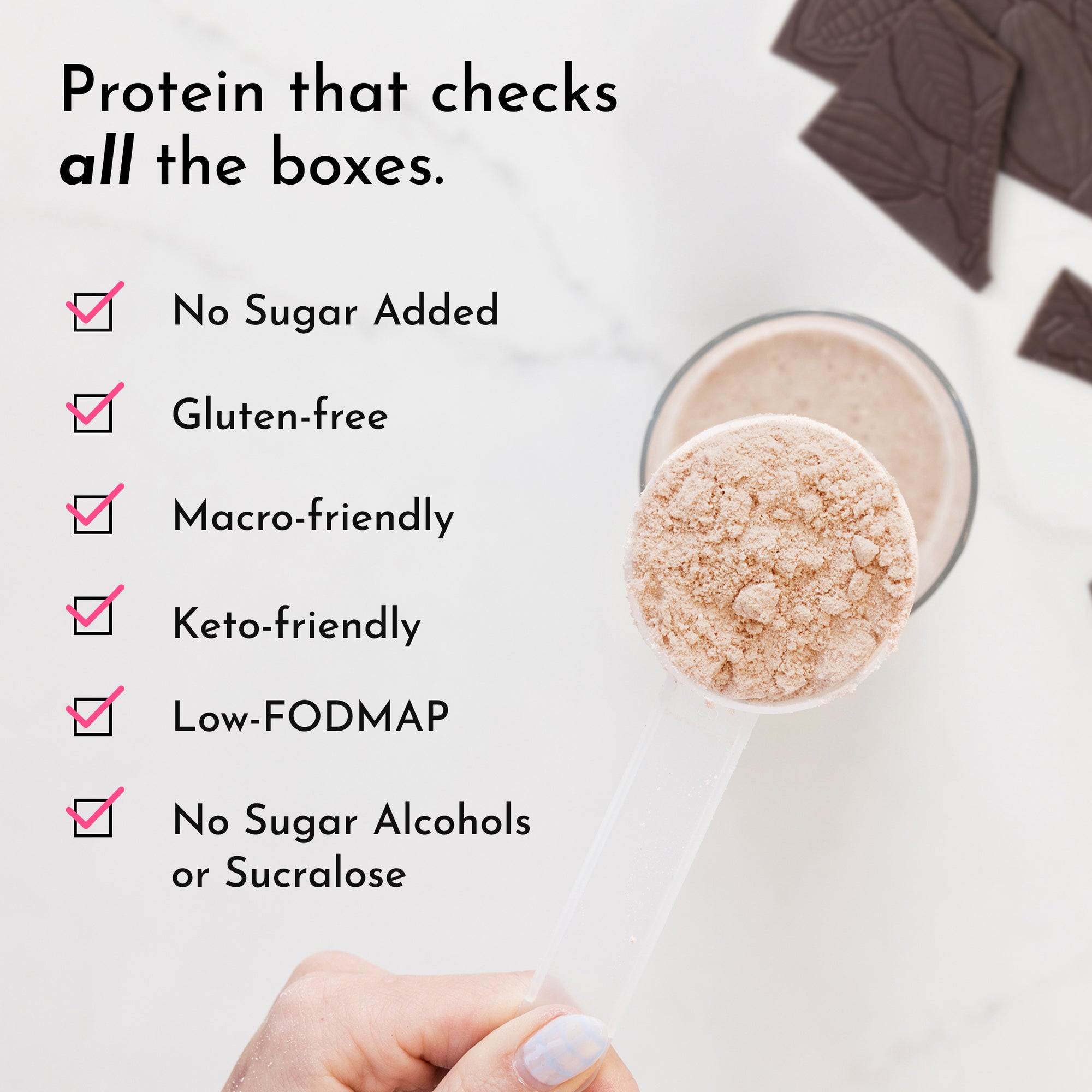 Mint Chocolate Protein Powder Stick