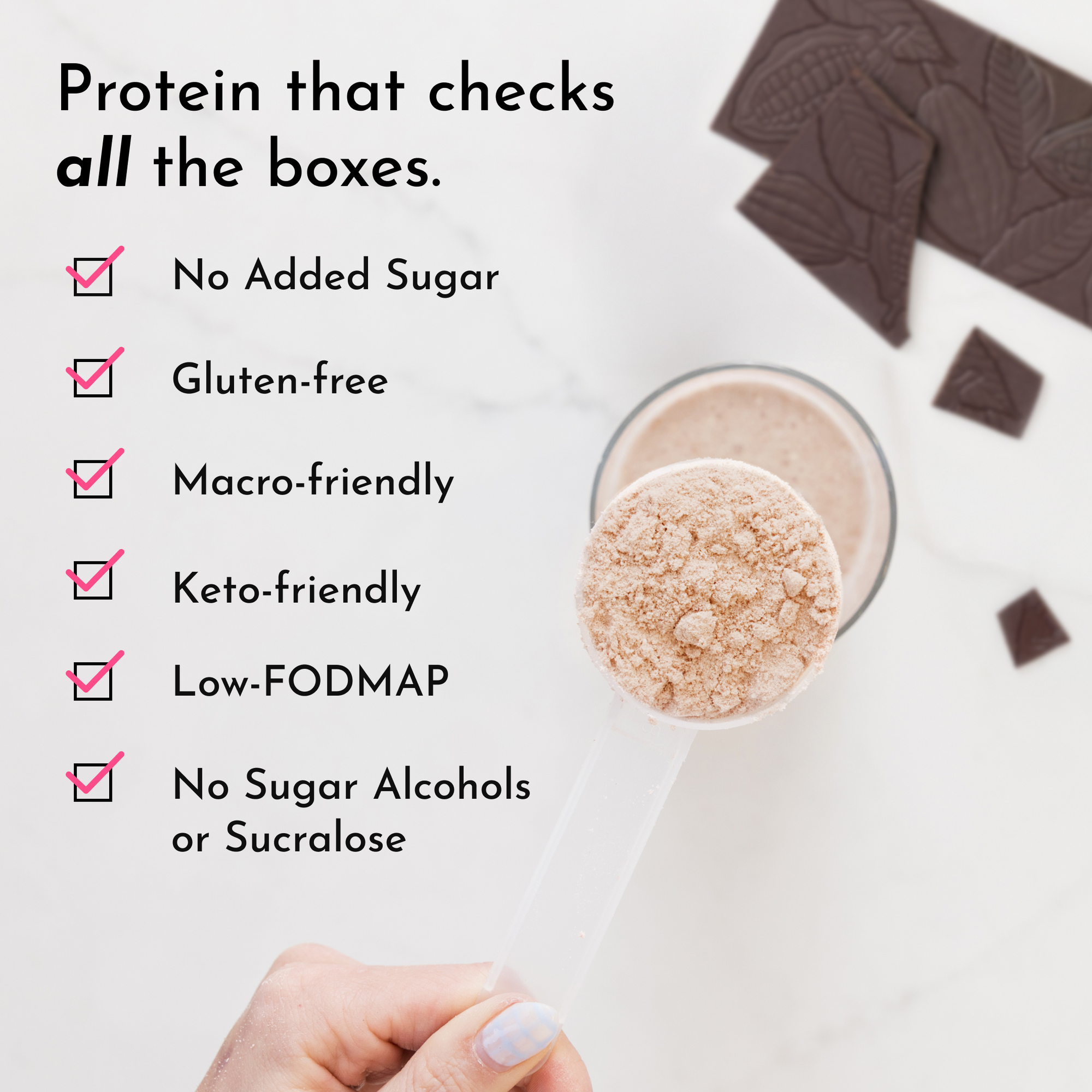Chocolate Protein Powder Stick