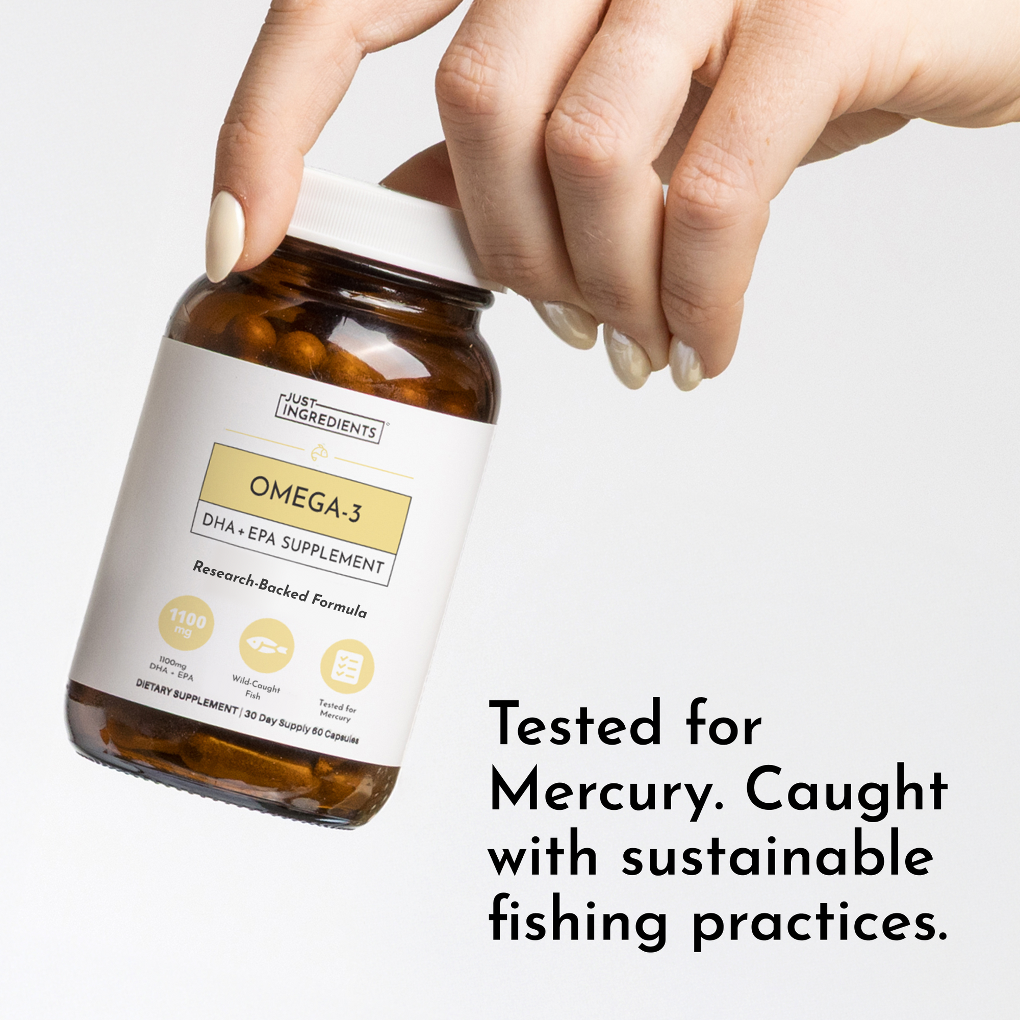 frontrow glutathione Just Ingredients Omega-3 Fish Oil