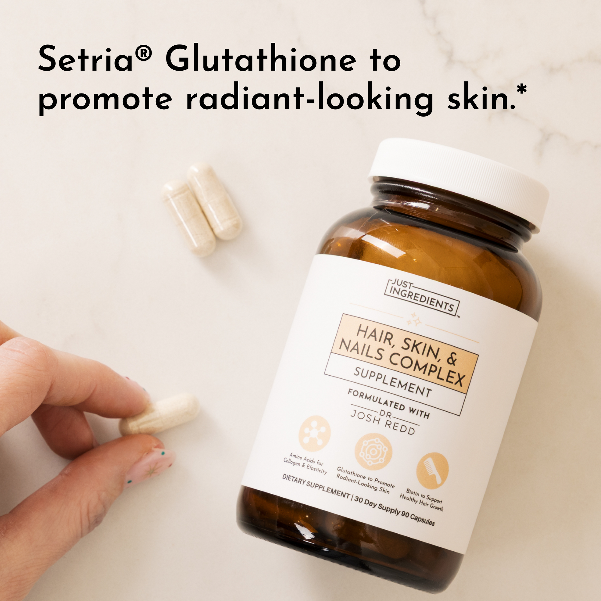 Hair, Skin, and Nails Supplement Just Ingredients Hair, Skin, and Nails Supplement Just Ingredients