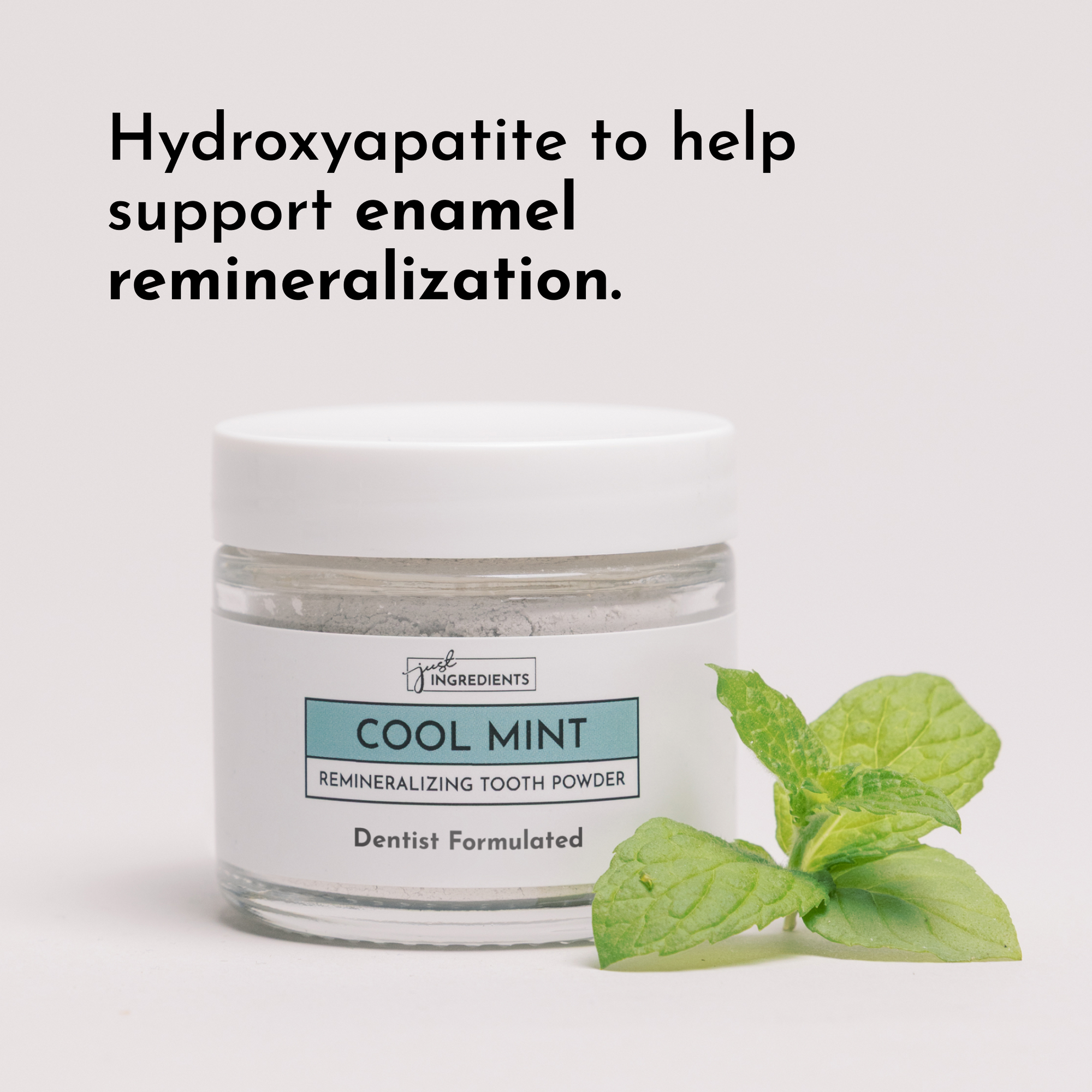 Remineralizing Tooth Powder - Cool Mint (2 oz) | Just Ingredients Remineralizing Tooth Powder - Cool Mint (2 oz) | Just Ingredients