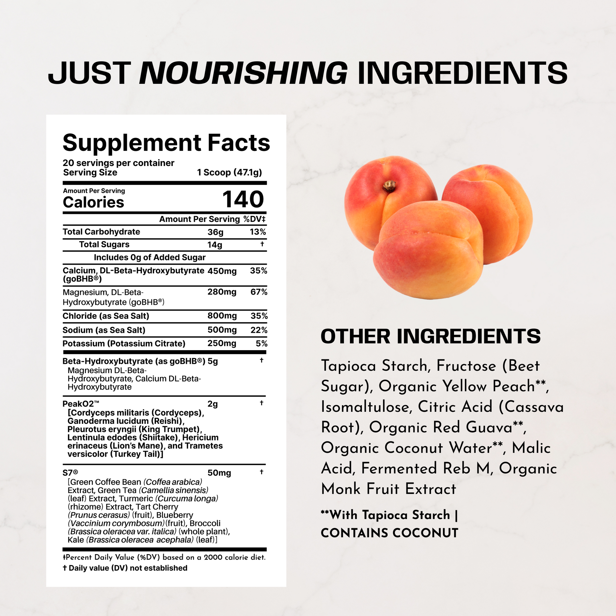 Peach Endurance Drink (Pre-order)