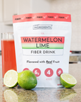Watermelon Lime Fiber Drink