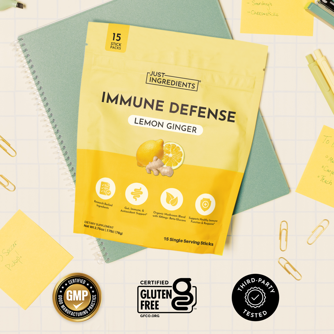 Lemon Ginger Immune Defense Pre-Order